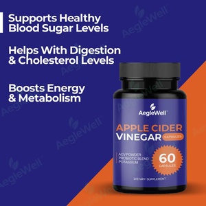 AegleWell Complément alimentaire de marque privée vinaigre de pomme perte de poids en vrac vinaigre de cidre capsules - Product Image 3