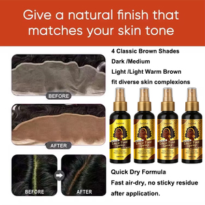 Spray Tinte para Encaje de Etiqueta Privada Personalizada, Espuma Moldeadora para Cabello de 4 Colores, Mousse para Extensiones de Peluca Rizada, Tinte Permanente de Secado Rápido - Product Image 3