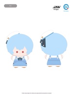 Joyouth Officiel sous licence EVANGELION Série de vacances Jouet en peluche de personnage de dessin animé Poupée Anime Cadeau de collection Marchandise Originale