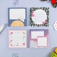 Blocs-notes et notes autocollantes personnalisés mignons de haute qualité en gros