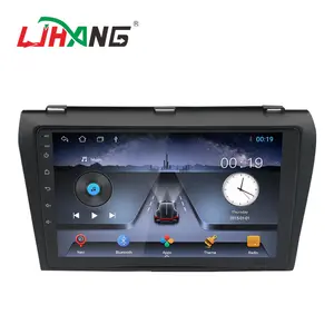 Dsp android 12 player multimídia automotivo, dvd player para mazda 3 2004 2005 2006-2009, rádio 2 din, navegação gps, estéreo