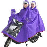 Imperméable de moto pour deux personnes de haute qualité fabriqué en Chine, poncho de pluie pour vélo électrique pour adulte