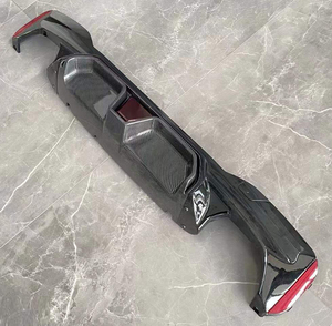 <span class=keywords><strong>5</strong></span> סדרת G30 G38 ABS מבריק שחור אחורי שפתיים פחמן מראה CS סגנון אחורי מפזר עבור BMW - Product Image 6