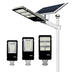 Réverbère solaire extérieur en aluminium imperméable de l'intense luminosité IP65 LED 10W-300W séparé pour l'application de route - Product Image 1