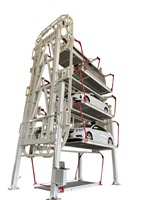 Sistem Parkir Otomatis Putar Vertikal Tabitha CE Garage, Menara Parkir Carousel dengan Lift Parkir untuk Tempat Parkir Mobil