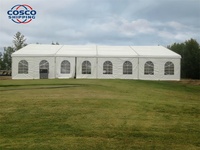 Tente de réception de luxe sur mesure 2026, 10x20, 20x30, 15x40, grande tente de mariage transparente pour extérieur, chapiteau à grand cadre