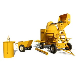 Building Construction Material Diesel Engine self loading automatic Concrete Mixer Machine