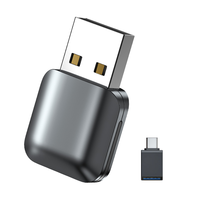 Adaptador Carplay inalámbrico con cable Android Auto Smart Dongle 2 en 1 para Volvo Benz Cadillac Lexus Buick Benz Audi Mazda VW Kia