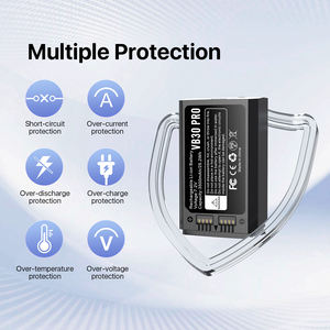 <span class=keywords><strong>Batterie</strong></span> de remplacement rechargeable de type C améliorée pour appareil photo compatible VB30/VB26/VB26A/VB26B <span class=keywords><strong>V1</strong></span>/<span class=keywords><strong>V1</strong></span> PRO/AD100 PRO Flash Speedlite - Product Image 4