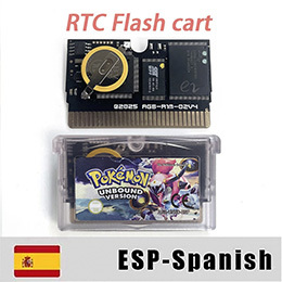 ตลับเกมส์ RTC Flash cart รุ่น USA แบบไม่ติดกล่อง สำหรับเครื่องเล่นเกม GBA ภาษาอังกฤษ พร้อมโปรแกรม Hack - Product Image 5