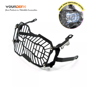 Protector de cubierta de parrilla de faro delantero de aluminio CNC para motocicleta, para <span class=keywords><strong>BMW</strong></span> R1200GS ADV 2013-2018 - Product Image 1