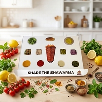 Boîte à shawarma personnalisée avec logo arabe halal pour restaurant à emporter, boîte à shawarma avec compartiment pour sauce