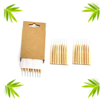 Sikat gigi Interdental alami Eco, sikat gigi Interdental gagang bambu, sikat gigi Interdental, sikat Dental