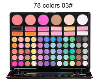 078B2 78 couleurs, ensemble complet de maquillage, cosmétiques, palette de fards à paupières, blush, boîte, cosmétiques pour femmes, trousse de maquillage, coffret cadeau pour filles