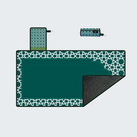 Tapis de prière musulman imperméable personnalisé avec sangle, tapis de pique-nique extérieur, tapis de plage imperméable avec logo