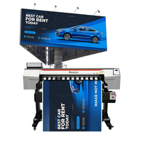 Plóter de Fabricación con Cabezales I3200/XP600 de 1.3m 4 pies, Impresora Ecosolvente para Lona Flexible, Pancartas, Lienzo, Lona Impermeable y Vinilo