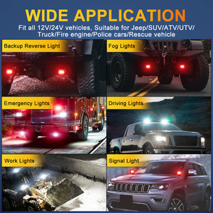 Luz de Trabajo LED NAO de 3 Pulgadas, 12V 24V, IP68 Impermeable, 120W Súper Brillante, Todoterreno <span class=keywords><strong>4X4</strong></span>, Land Cruiser, SUV, Camioneta, ATV, Barra - Product Image 6