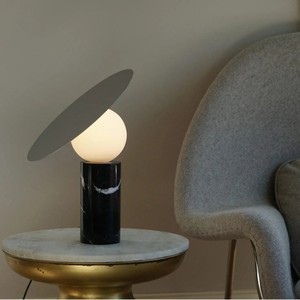 Lampe de table au design nordique, lumière LED, base d'ampoule E27, commande par interrupteur, décoration pour la maison, la chambre à coucher, utilisation hôtelière - Product Image 4