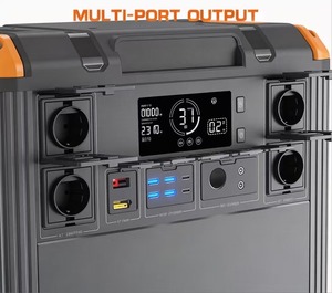 Multi Port Output <b>Solar</b> <b>Generator</b> 110V 220V AC Portable Station Pure Sine Wave Battery Emergency Bank Car Compatible - Product Image 3