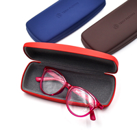Étui à lunettes design de mode Boîte d'emballage de lunettes de soleil en cuir PU