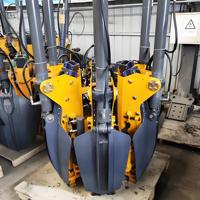 Transplanteur d'arbres hydraulique multifonctionnel, pousseur d'arbres, moteur de marque Runheng, utilisé pour les excavatrices et les chargeuses compactes, le meilleur
