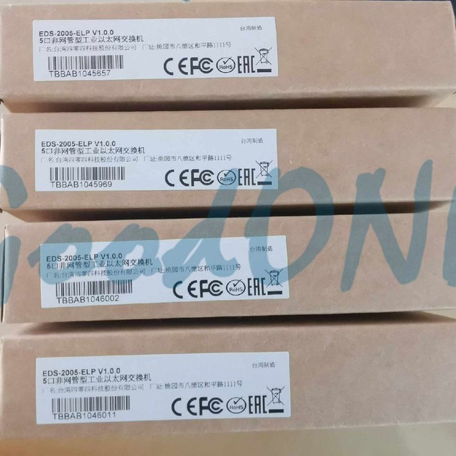 PLC 1PC New MOXA EDS-2005-ELP 5-port Industrial Switch Bulk Supply