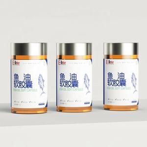 E-better produsen botol kapsul suplemen plastik PET 300cc lucu Matte mewah untuk nutrisi lengkap anjing dan kucing hiu - Product Image 1