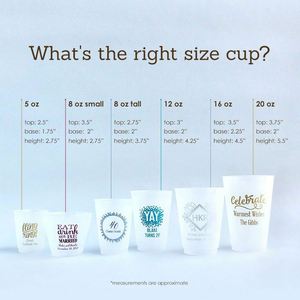 Vasos de Plástico Esmerilados para Despedida de Soltera como Recuerdos - Product Image 5