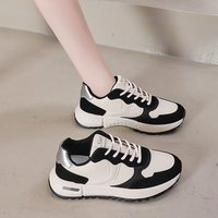 Le même style de chaussures de course amortissantes que les célébrités d'Internet, surface en maille tissée élastique pour femmes, professionnelle.