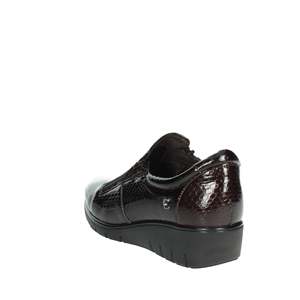Mocasines Cinzia Soft para Mujer, Zapatos Cómodos de Piel Marrón Sin Cordones - Product Image 1