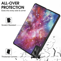 Casing penutup keras Xiaomi Redmi Pad SE, lipat tiga 11 inci 2023 Tablet berdiri ramping