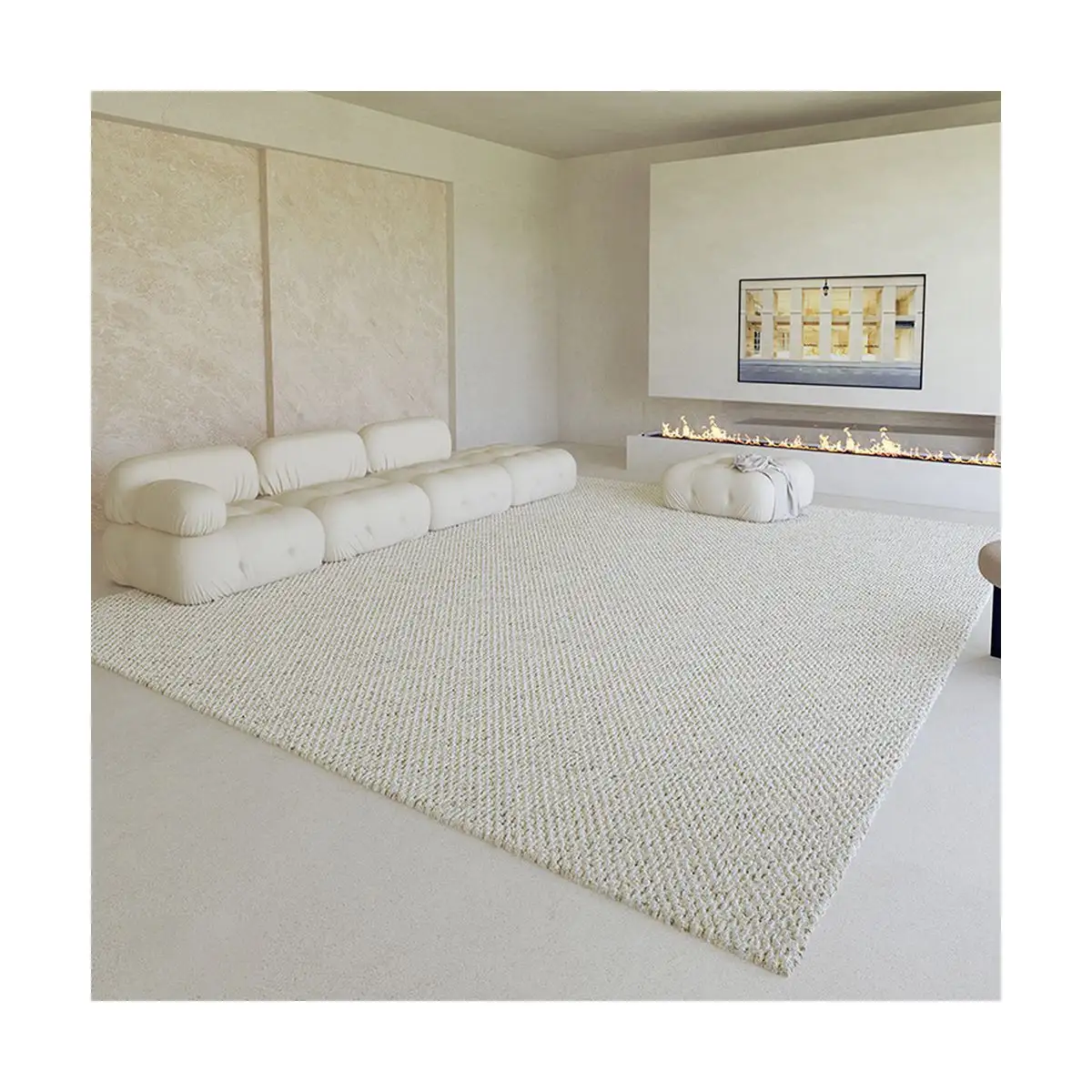 Factory Price New Zealand Pure Wool Indoor Rug Machine Made Living Room Area Rug Wholesale Carpet Wool Modern Rug