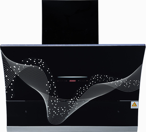 Campana extractora de vidrio templado para cocina, campana extractora de vidrio negro de 60/90cm, OEM design - Product Image 5