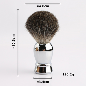 <span class=keywords><strong>Blaireau</strong></span> en métal classique pour rasage humide, <span class=keywords><strong>blaireau</strong></span> de salon professionnel pour <span class=keywords><strong>gentleman</strong></span> - Product Image 3
