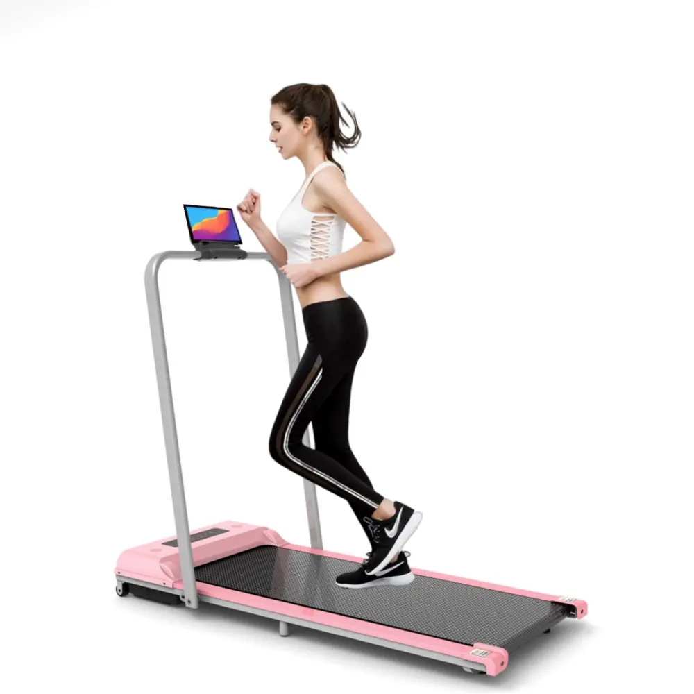 Penggunaan Di Rumah Di Bawah Meja Jogging Listrik Slim Walking Pad Treadmill Berjalan