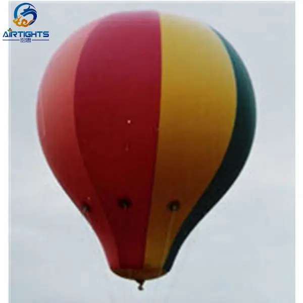 China Fabrikant Custom Hot Air Ballon Vorm Vliegende Opblaasbare Helium Gas Ballon In Verschillende Kleuren