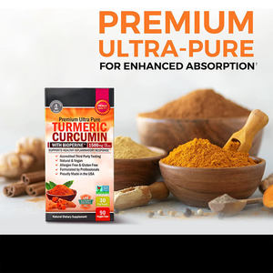 Cúrcuma con Curcumina y Bioperina 1500mg OEM/ODM, Cápsulas para el Soporte de las Articulaciones, Respuesta Inflamatoria y Bioamabilidad Mejorada - Product Image 3