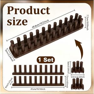 Wooden <b>Weaving</b> <b>Loom</b> Handmade DIY Tapestry Board Solid Wood Desktop Crafting Tool For Scarf Blanket Making - Product Image 4