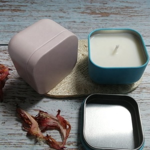 Vente en gros de <span class=keywords><strong>bougies</strong></span> parfumées en cire de soja de marque privée cadeau faveurs de mariage <span class=keywords><strong>bougies</strong></span> de luxe en étain pour la déco et Noël - Product Image 1