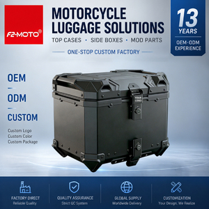 Baúl Trasero para Motocicleta F2-<span class=keywords><strong>MOTO</strong></span>, 45L, Aleación de Aluminio, Impermeable, OEM, ODM, Directo de Fábrica para <span class=keywords><strong>BMW</strong></span>, Honda, Yamaha - Product Image 1