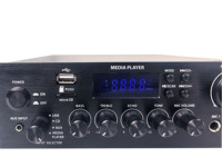 Yüksek Güçlü Dijital Stereo 2 Yollu BT Ev Amfisi Alıcıları Karaoke Ses Sistemi Alüminyum 2x100W YFY-S60 110V/240V