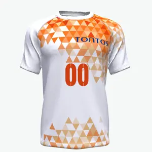 Custom Design Sublimation Soccer Wear For Men's Practice Football Shirts Custom Football Sport Swear Soccer Team Uniform