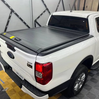 Bâche de benne de camion rétractable électrique ou manuelle, étanche, avec verrouillage, en alliage d'aluminium, installation sans perçage, RAM