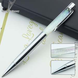 Stylo Cadeau Parfait, Stylos à Bille en Métal avec Cristal Arc-en-ciel, Logo Personnalisé - Product Image 4