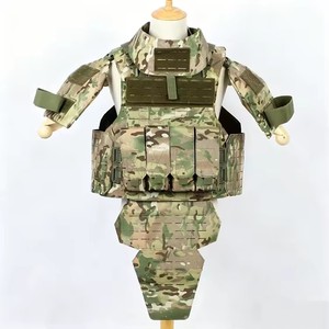 Gilet tactique modulaire à libération rapide MOLLE avec pochettes détachables, gilet de tir pour agent de sécurité, pour l'entraînement en plein air - Product Image 5