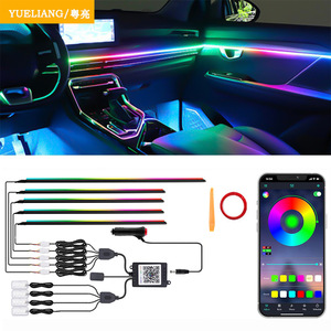 ไฟตกแต่งภายในรถยนต์ RGB ควบคุมผ่านแอพฯ ซิงค์เพลง ชุดไฟ LED - Product Image 2