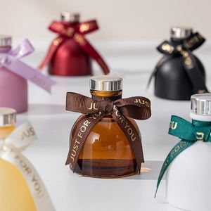 Vente en gros Vérone Amilia Pierre précieuse en bois pour diffuseur de roseau Bouteille en verre arabe unique Capacité de 50ml Fabricant Fournisseur - Product Image 2