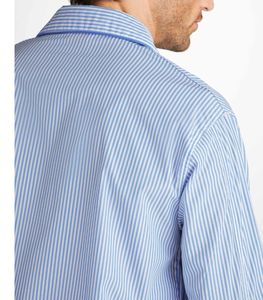 <span class=keywords><strong>Pigiama</strong></span> da <span class=keywords><strong>uomo</strong></span> comodo in tessuto traspirante tinto <span class=keywords><strong>a</strong></span> tutta lunghezza aperto con motivo <span class=keywords><strong>a</strong></span> <span class=keywords><strong>righe</strong></span> per la primavera autunno inverno - Product Image 6