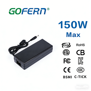 Adattatore di Alimentazione da Scrivania 15V 10A, Convertitore AC/DC da 220V a 15V DC, Alimentatore per Accendisigari Auto - Product Image 1