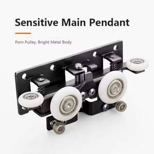 Sistema de Puerta Corredera Oculta de Aleación de Aluminio Moderno de Alta Calidad WEKIS para Entrada de Baño con Riel Deslizante Invisible - Product Image 5